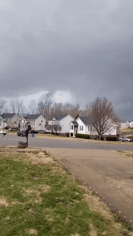 'My Heart's Pounding': Dark Cloud Swirls in Clarksville During Tornado Warning