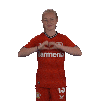 I Love You Football Sticker by Bayer 04 Leverkusen