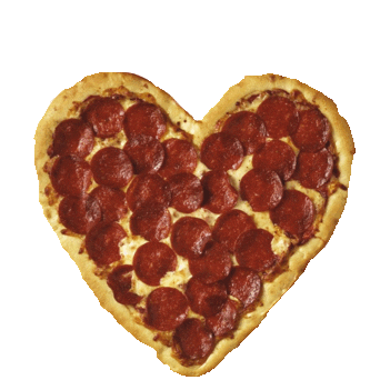 in love pizza STICKER by imoji