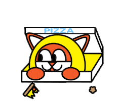 Happy Cat Sticker by Poncho