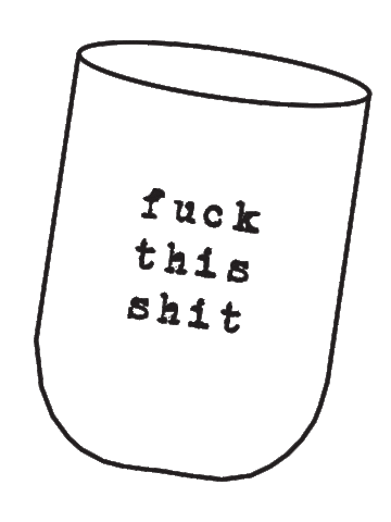 Pottery Funny Mug Sticker by Wheelhouse Studio