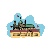 VisitCZ prague praha visitcz visitczechrepublic Sticker