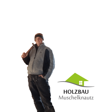 Holzbau_Muschelknautz giphyupload dach holzbau zimmerer Sticker