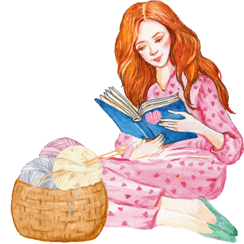 Knitreadkw Sticker