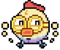 Space Chickens In Space Crying Sticker