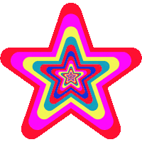 Super Star Wow Sticker by Feliks Tomasz Konczakowski