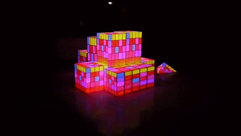 malcolm816 giphygifmaker projection mapping GIF