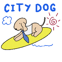 Busydoggie Sticker