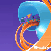 Roller Coaster Fun GIF by Millions