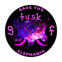 Gilligan_Faust sticker elephant gf elephants Sticker