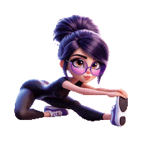 Girl Gym Sticker