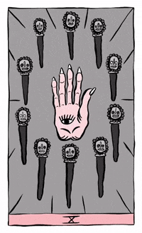 tarot wands GIF