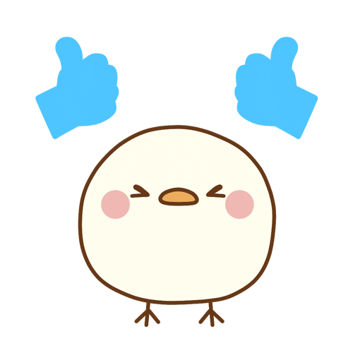 Happy Bird Sticker by Minto Inc.