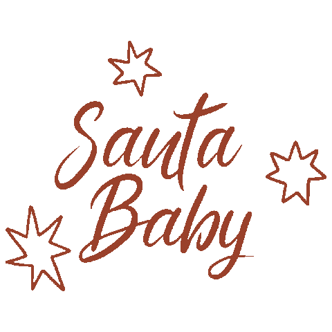Santa Baby Christmas Sticker