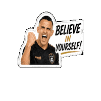 Believe In Yourself Football Sticker