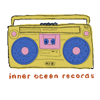 90S 80S Sticker by Inner Ocean Records