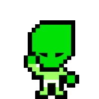 greenmangaming bye wave alien gamer Sticker