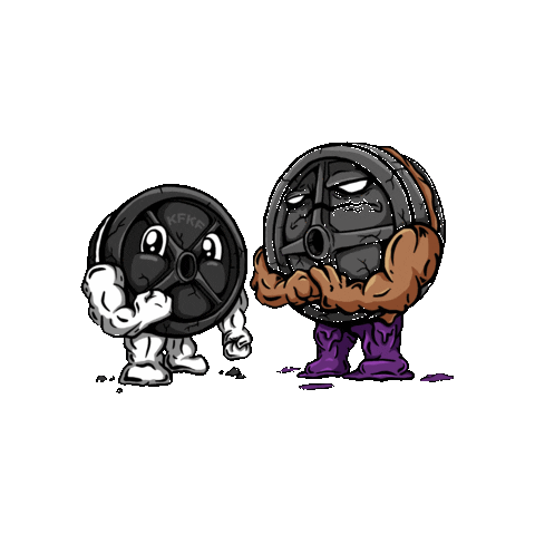 Kfkf Sticker by Kinda FIt Kinda Fat