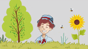 FrizzyBoy happy cartoon sun friday GIF