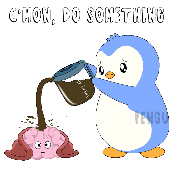 Good Morning Coffee Sticker by Pudgy Penguins