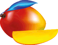 Mangoziös Sticker by mangoblau