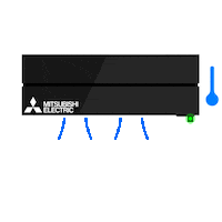 Mitsubishi_Electric_France ac clim mitsubishi electric climatisation Sticker
