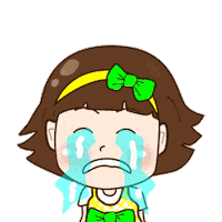 Sad Cry Sticker