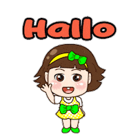 Anna Hallo Sticker