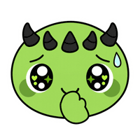 Awkward Sticker Sticker by Naru Naru