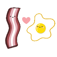 Bacon And Eggs Breakfast Sticker