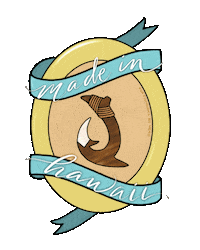 wallowbug buy local fish hook made in hawaii wallowbug Sticker