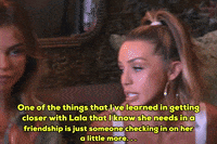 Okay_Decision one of the things that ive learned in getting closer with lala that i know she needs in a friendship is just someone checking in on her a little more GIF