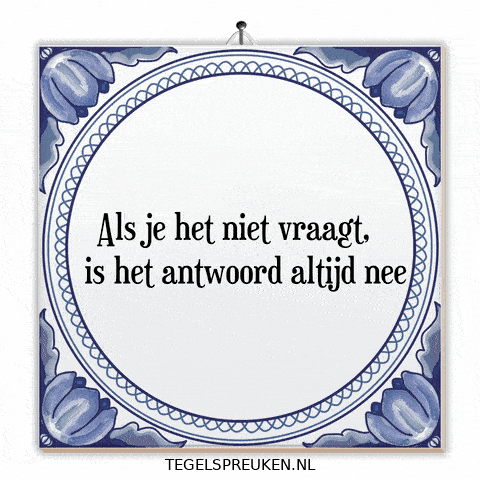 Hoop Nl GIF by Tegelspreuken.nl