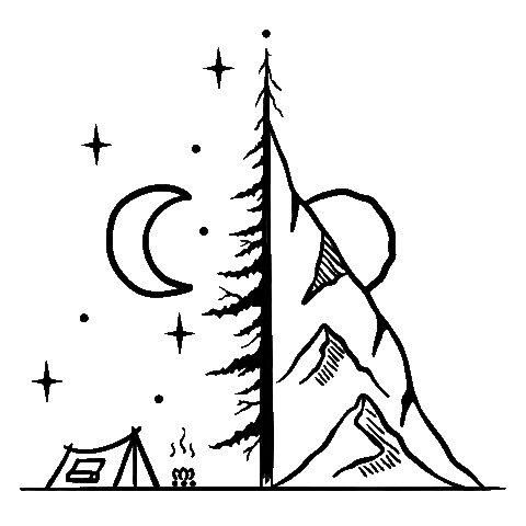 ChasingAMoment giphyupload travel nature stars Sticker