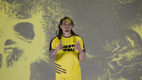 Black And Yellow Thumbs Up GIF by New Mexico United