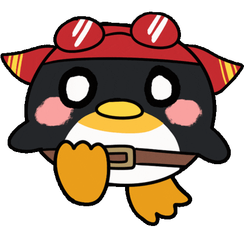 Penguin Walk Sticker