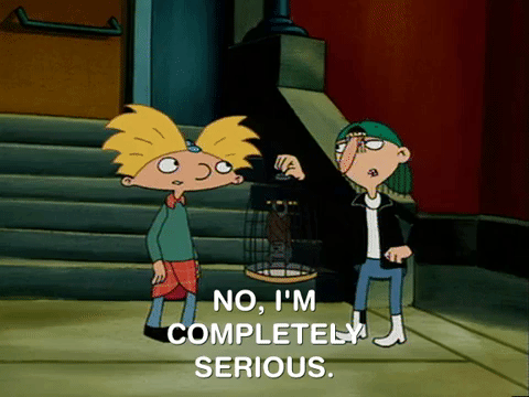 hey arnold nicksplat GIF
