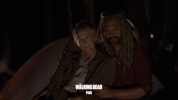 the walking dead smile GIF