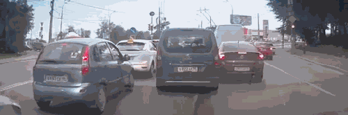 fight traffic GIF