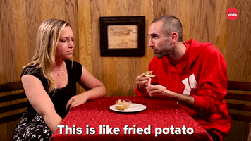 A Fried Potato With Meat Inside