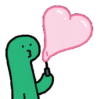 Heart Love Sticker by Joguman Studio