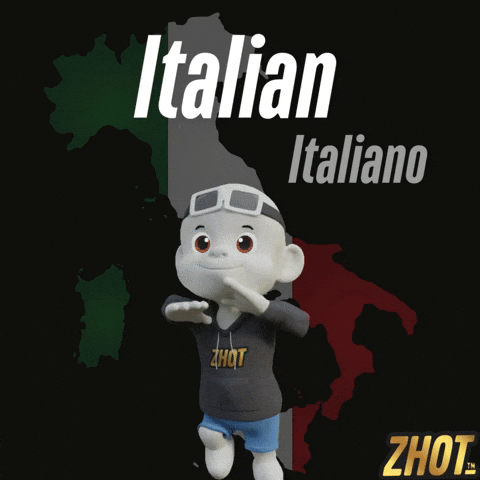 Italian Italienisch GIF by Zhot Shop