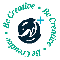 ORCAbecreative agency orca becreative orcaplus Sticker