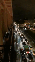 Traffic Jams Stretch for Miles in Paris Hours Before New Lockdown