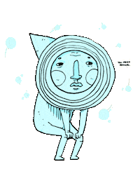 space planets Sticker by sketchnate