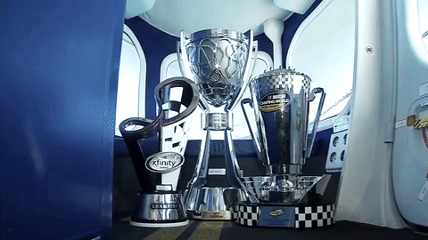 trophy win GIF by NASCAR