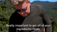 Get Your Ingredients Ready