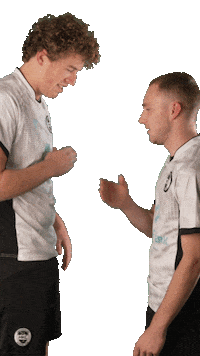 hkc-korfbal handshake korfbal hkc korfbalvereniging Sticker