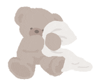 Sleepy Bear Sticker by fo-kids
