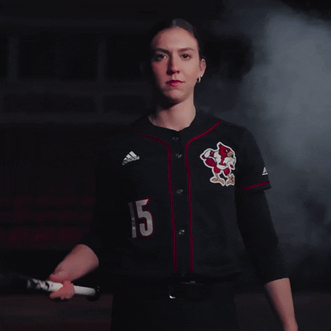 Softball GIF by Louisville Cardinals